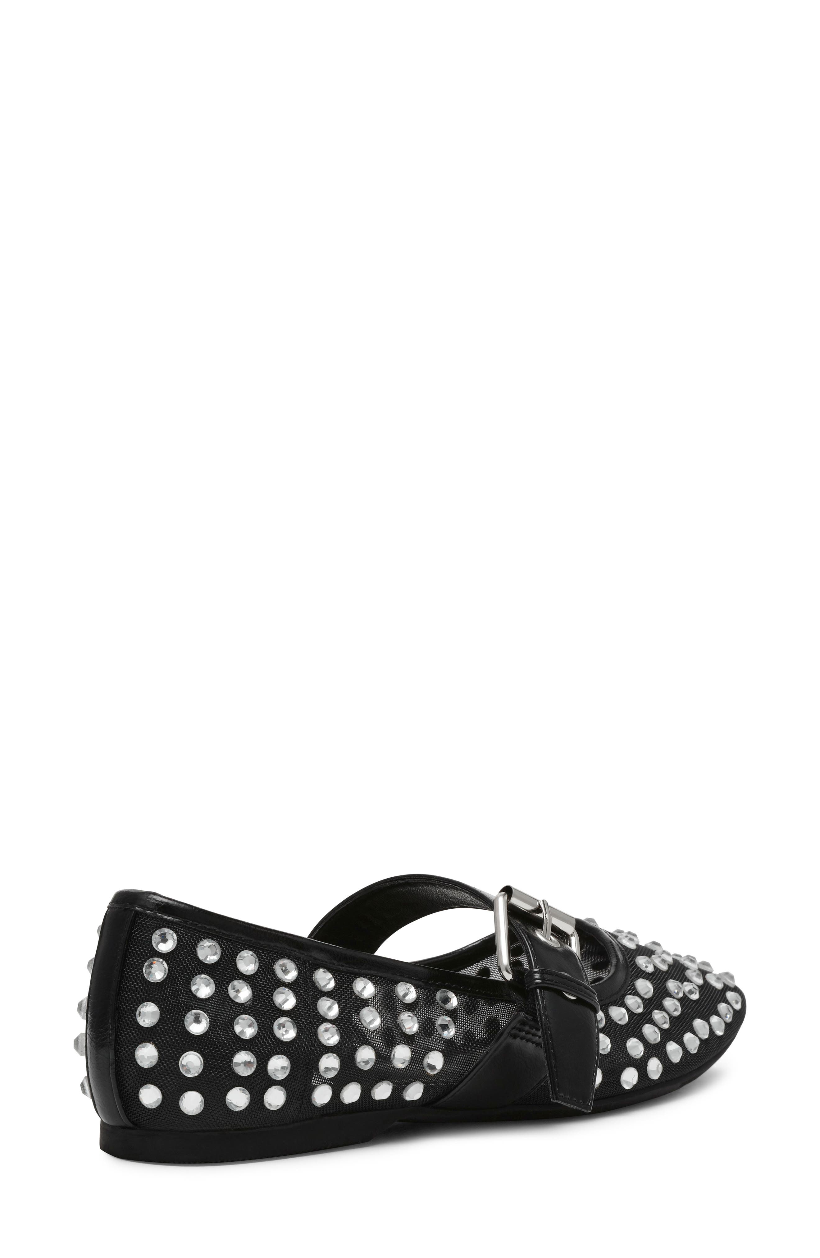 Mellie Mary Jane Flat, Alternate, color, BLACK SPARKLE