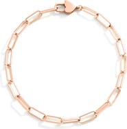 Mint & Lily Heart Padlock Bracelet