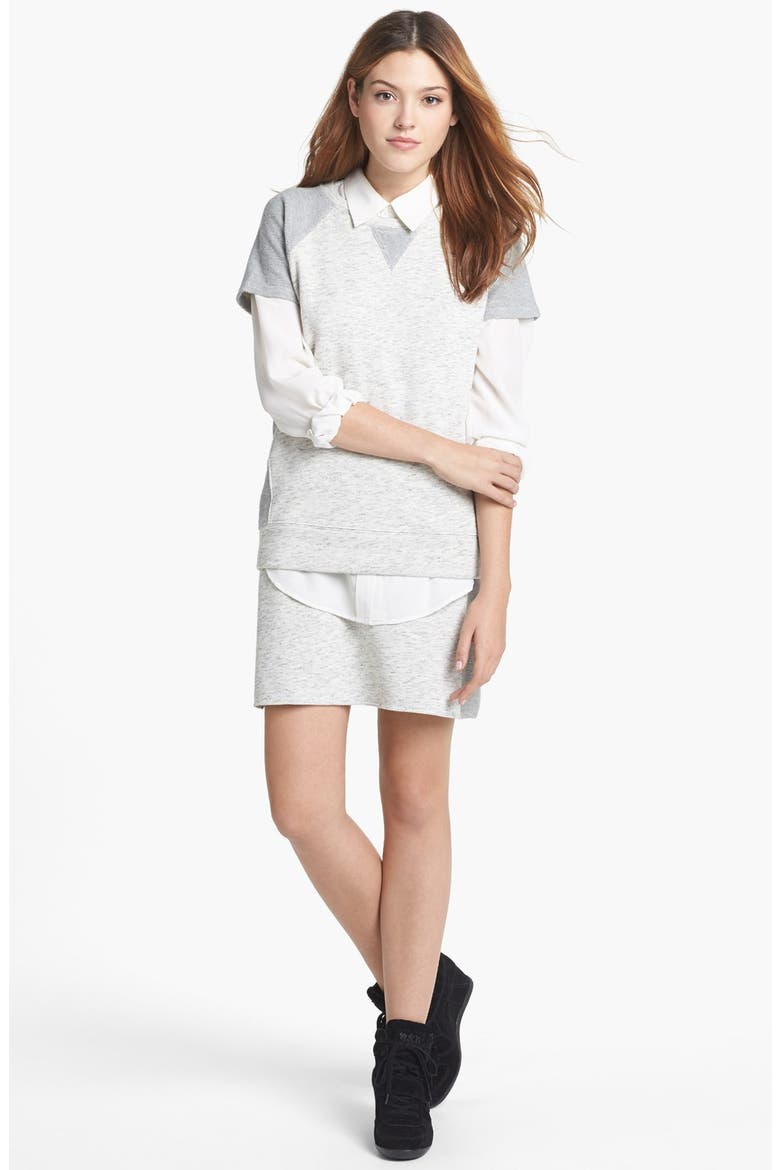 Silk Utility Blouse, Alternate, color, NEW IVORY