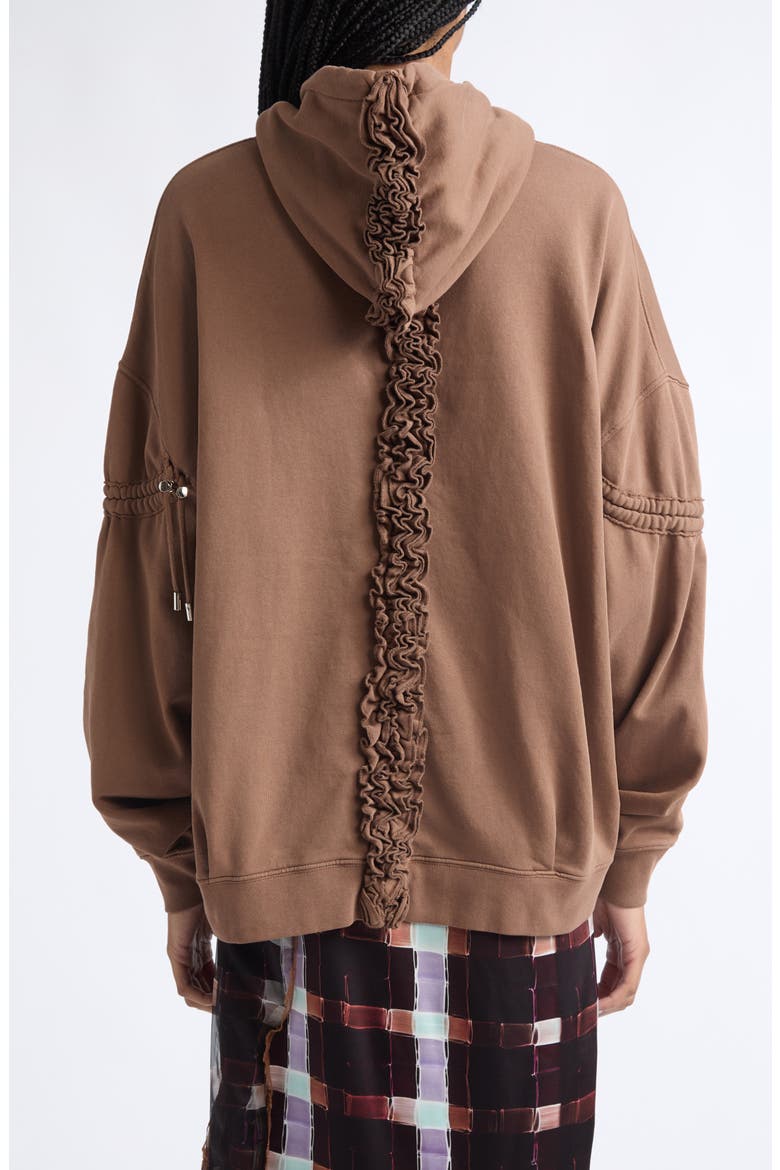 Aurora Mohawk Burst Cotton Hoodie, Alternate, color, EARTH FLOWER