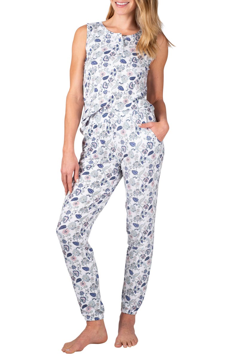 BLIS Floral Tank & Joggers 2-Piece Pajama Set, Main, color, 