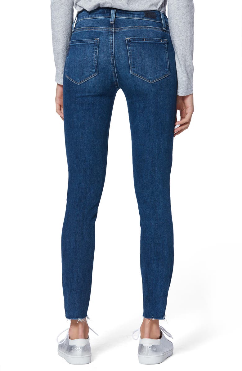 PAIGE Verdugo Rock Slide Hem Ultra Skinny Jeans, Alternate, color,