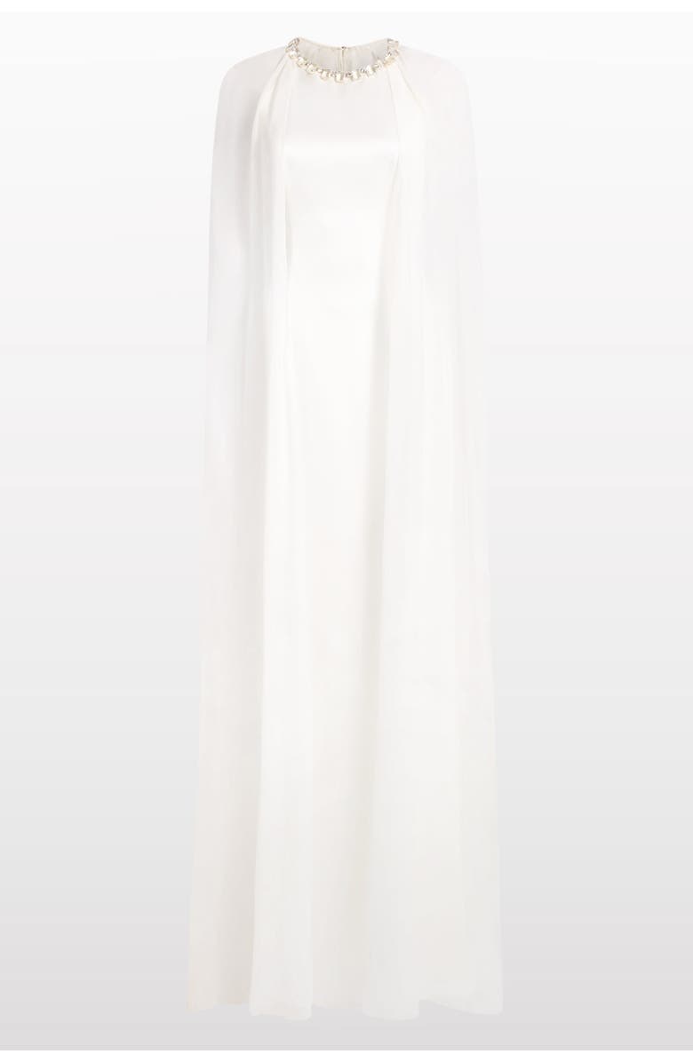 Jenny Packham Dream Catcher Embellished Dress, Main, color, Ivory