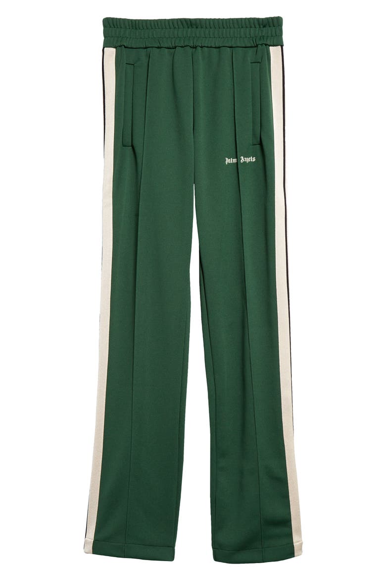 Classic Side Stripe Track Pants, Alternate, color, FOREST GREEN WH