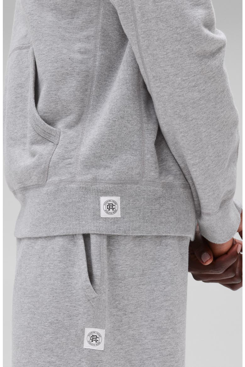 Midweight Terry Standard Hoodie, Alternate, color, HEATHER GREY