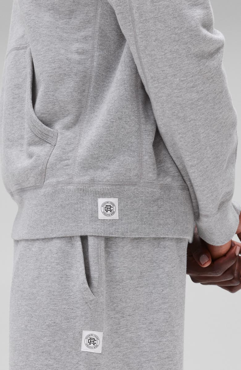 Reigning Champ Midweight Terry Standard Hoodie, Alternate, color, Heather Grey