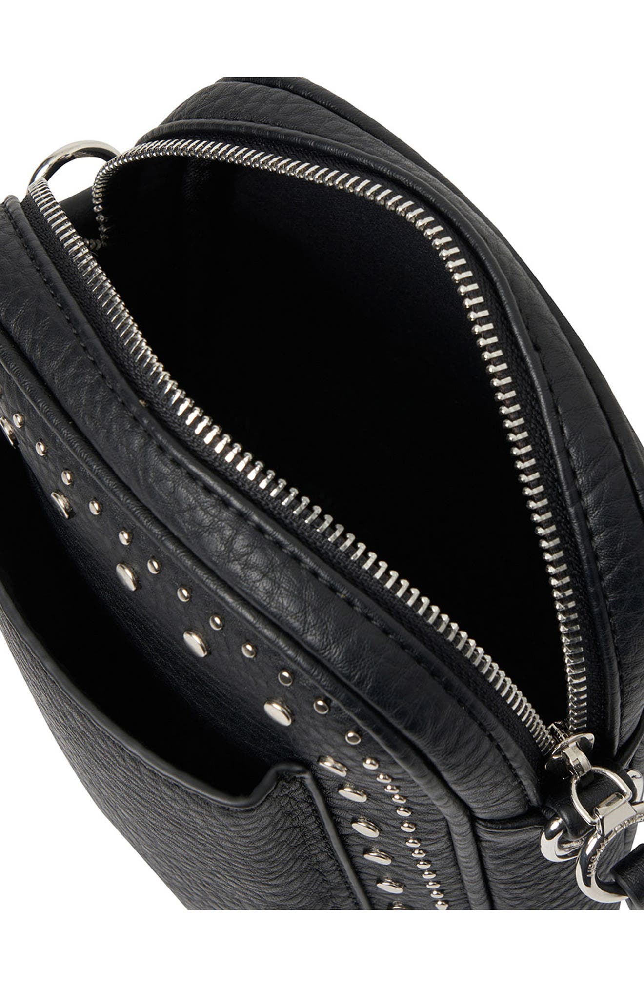 Urban Originals Micro Stud Crossbody Pouch, Alternate, color, Black