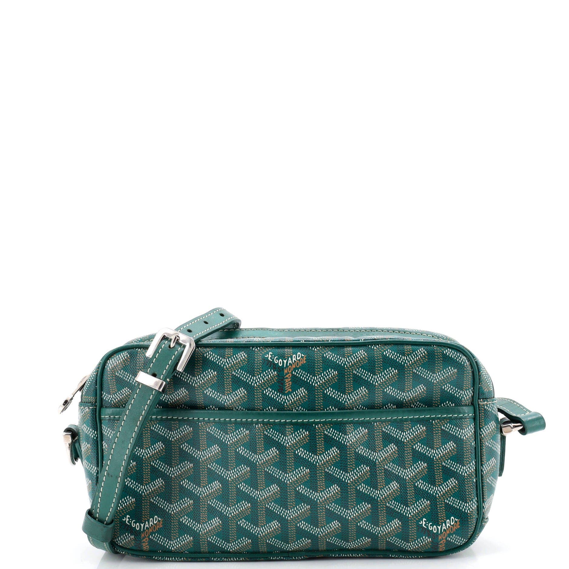 Cap Vert Bag Coated Canvas, Main, color, Green