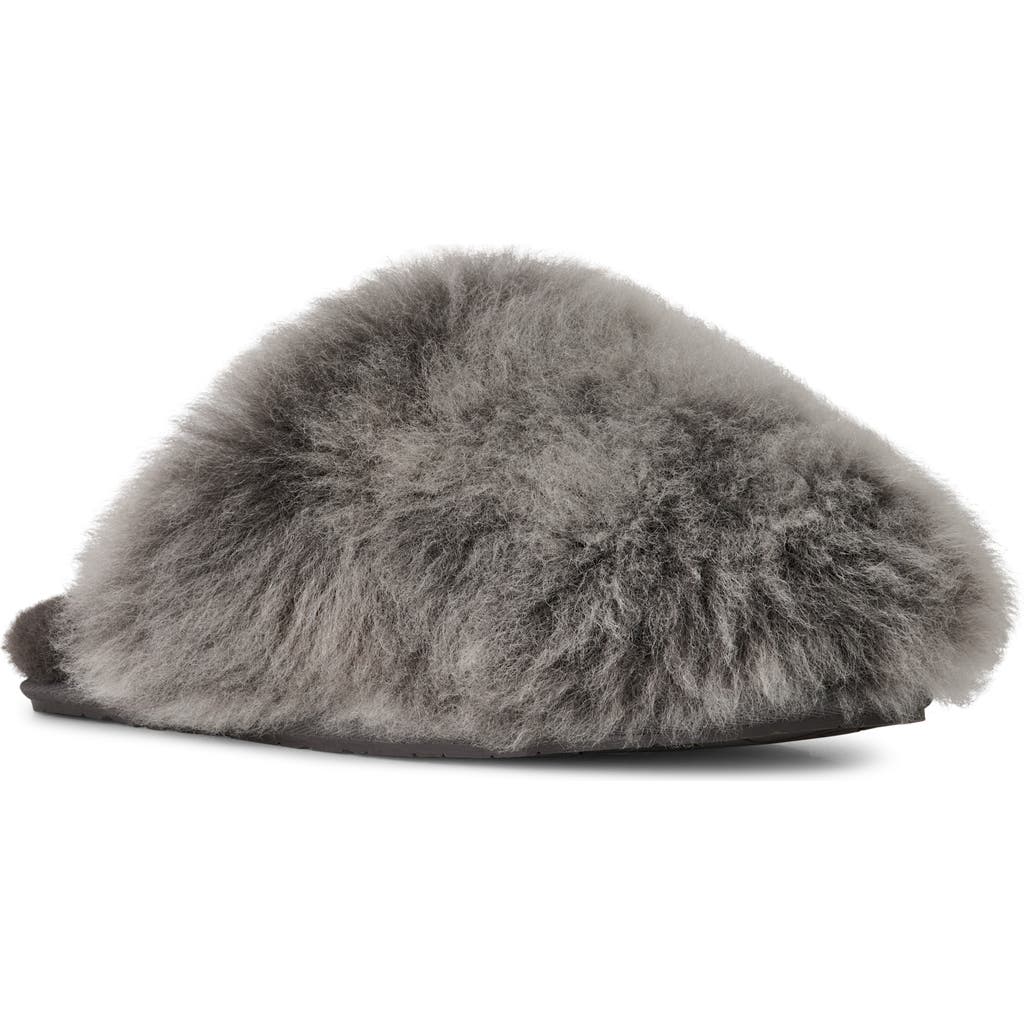 Ugg(r) Scuffette Chalet Genuine Sheepskin Slipper In Gray