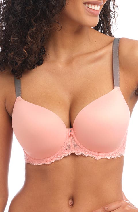 Offbeat Underwire Demi Plunge Molded Bra