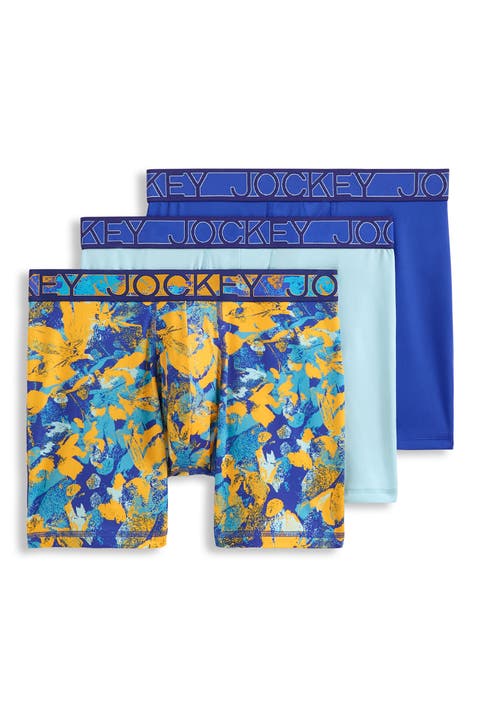 Men's Active Microfiber 5" Boxer Brief - 3 Pack