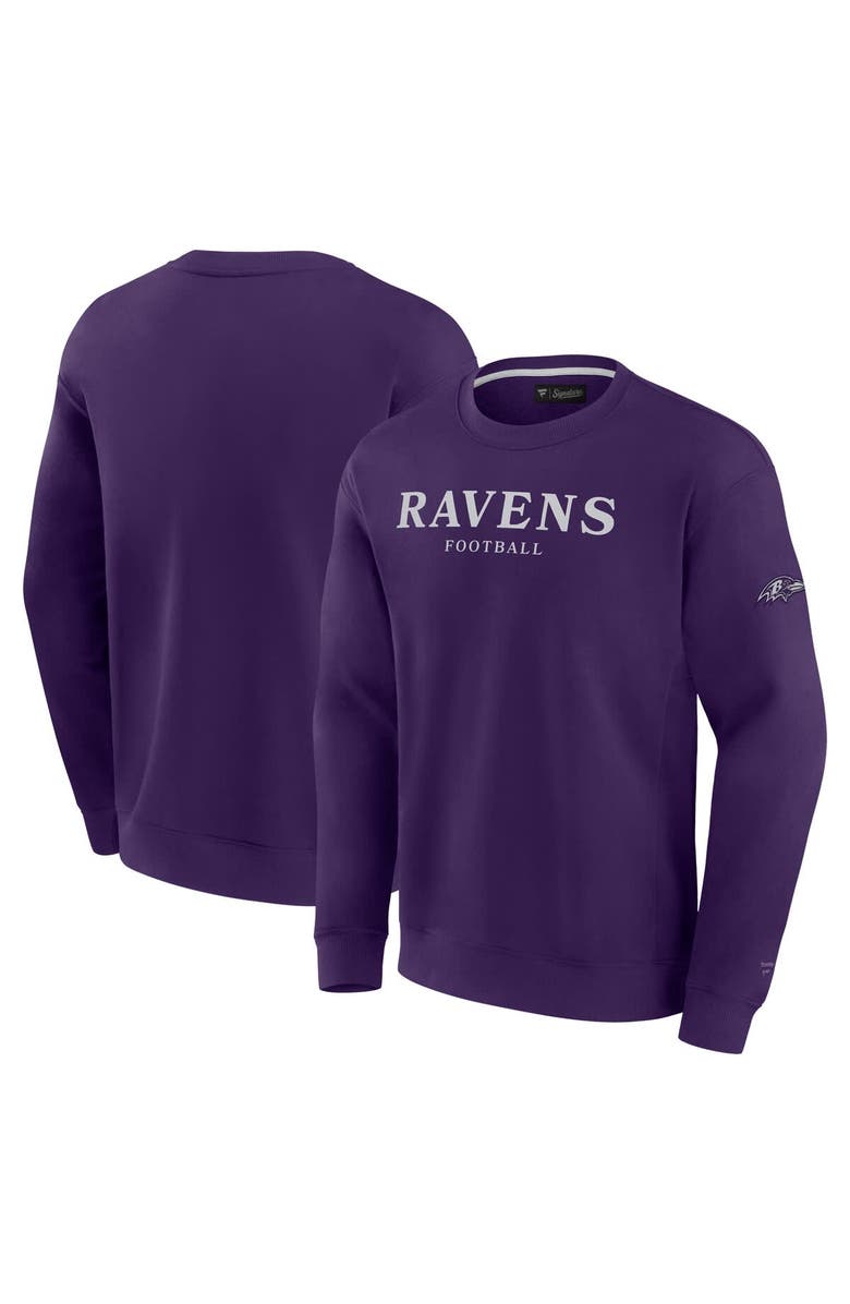 FANATICS Unisex Fanatics  Purple Baltimore Ravens Elements Unlimited Fleece Pullover Sweatshirt, Alternate, color, Purple