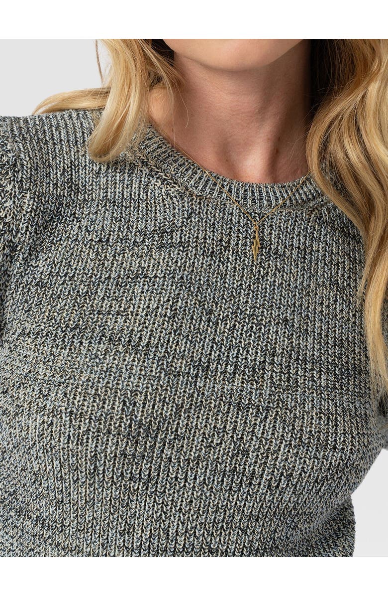 Saint + Sofia Blair Knit Tee, Alternate, color, Black/Blue/Yellow