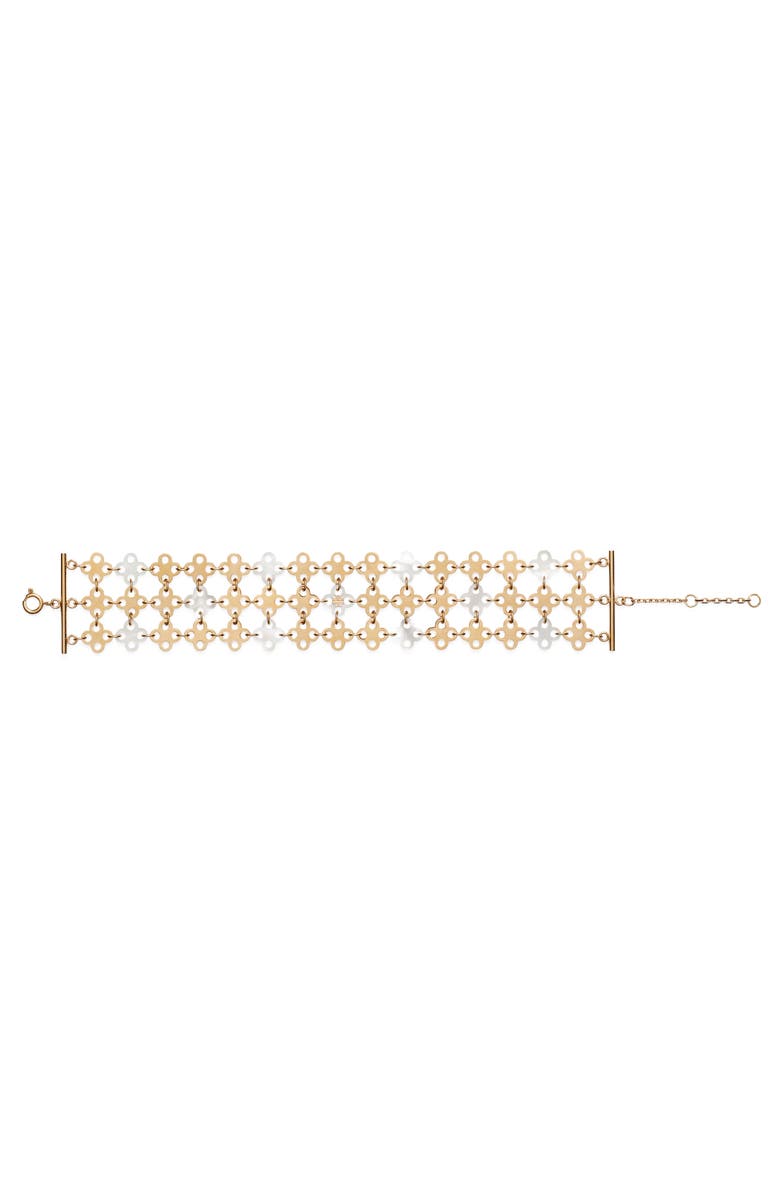 Tory Burch Forget Me Not Multi Strand Bracelet, Alternate, color,