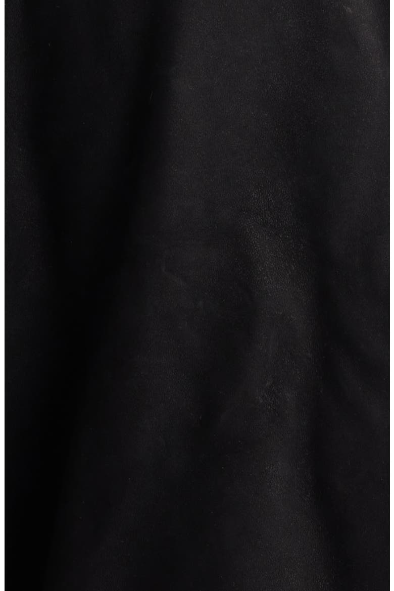 Modern Racer Leather Jacket, Alternate, color, BLACK