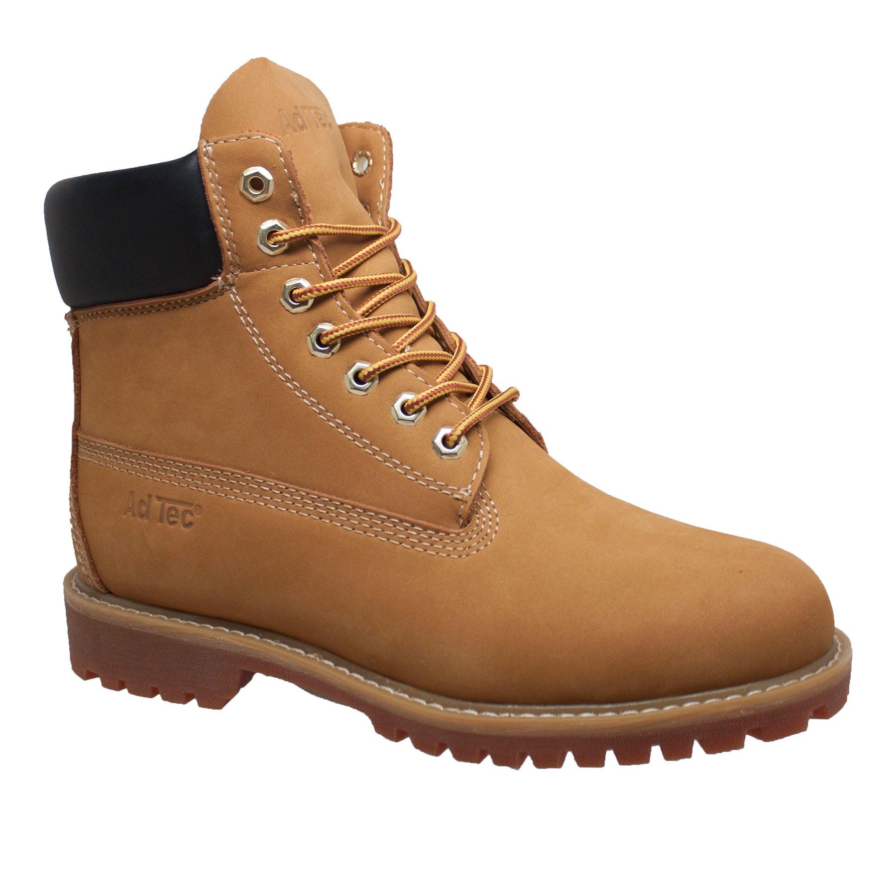 6" Waterproof Steel Toe Work Boots, Main, color, Wheat