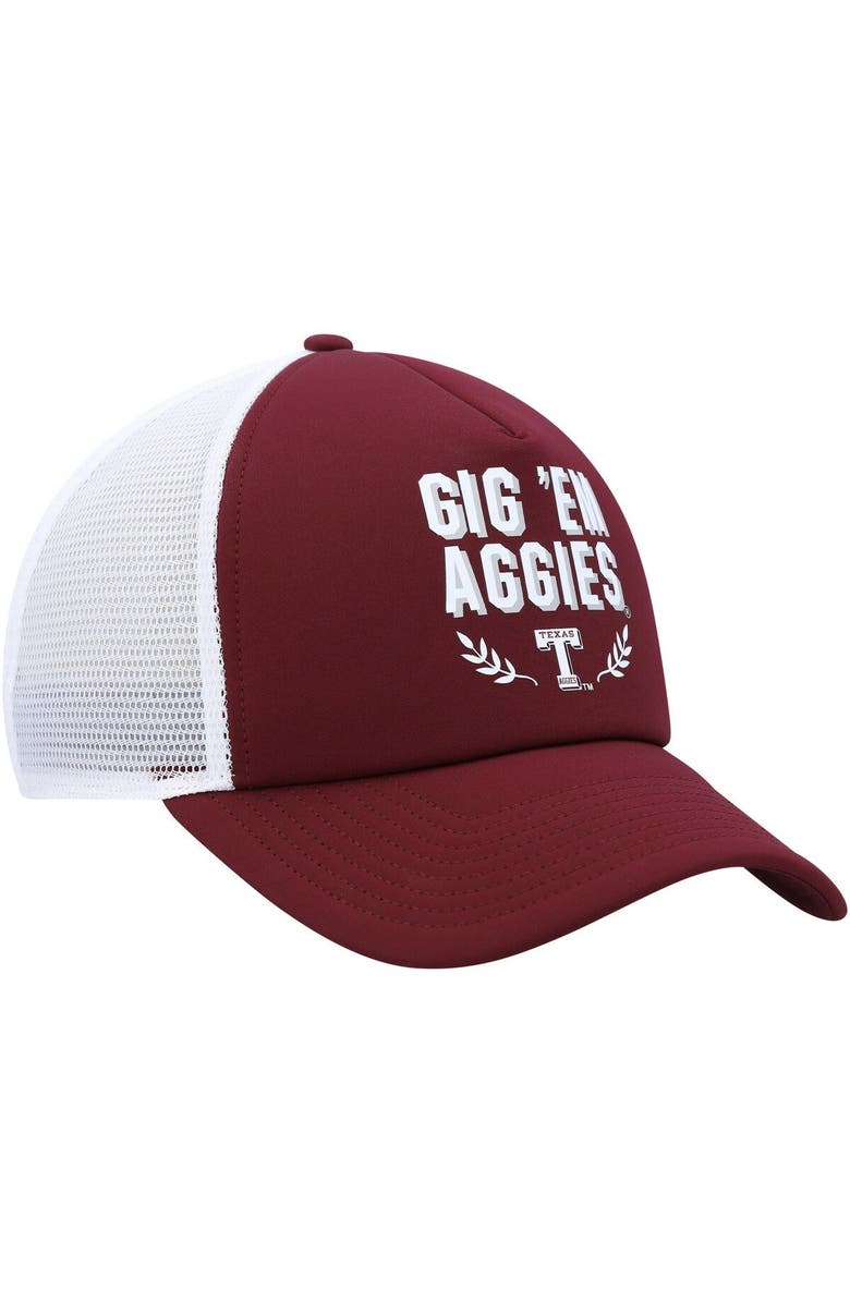 adidas Men's adidas Maroon Texas A&M Aggies Phrase Foam Front Trucker Adjustable Hat, Alternate, color, Maroon