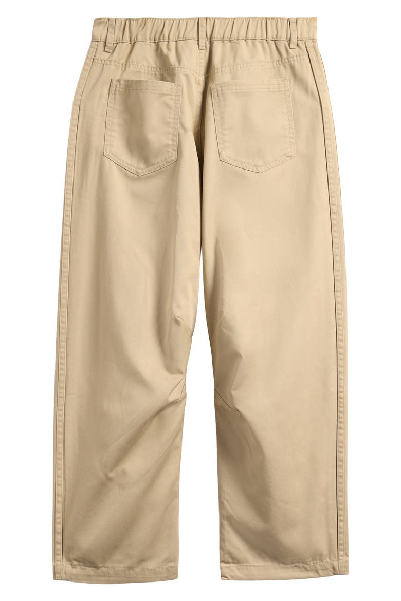 Kids' Twill Pants, Alternate, color, MEDIUM BEIGE