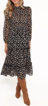 Petal & Pup Edwina Floral Print Long Sleeve Dress
