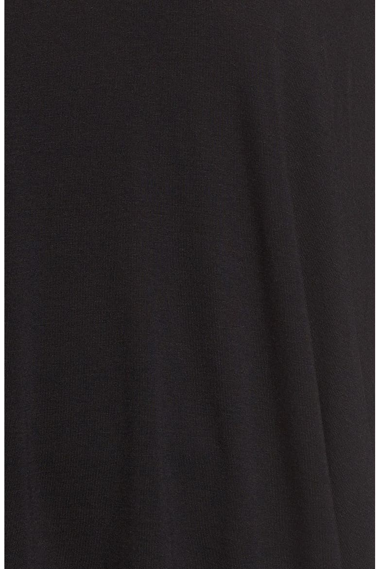 Lace-Up Back Tee, Alternate, color, BLACK