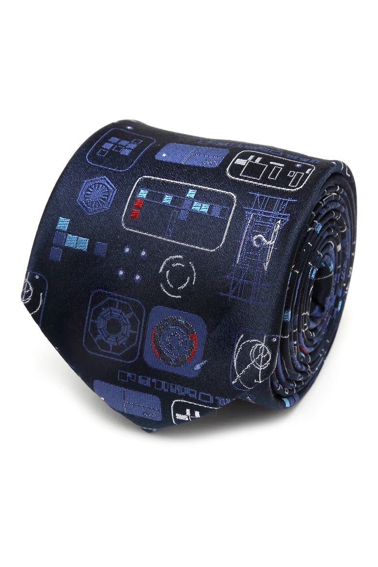Star Wars™ Episode 9 Silk Tie, Alternate, color, BLUE