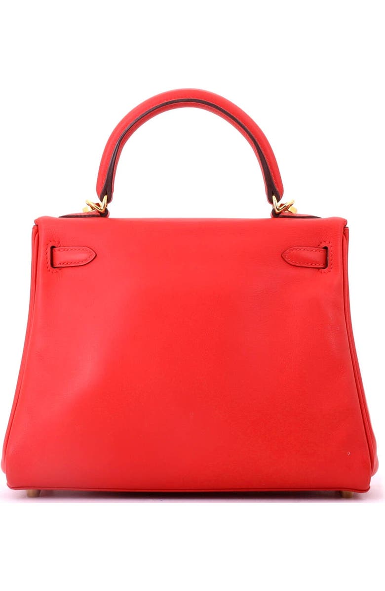 Pre-Owned Hermes Kelly Handbag Red Swift with Gold Hardware 25, Alternate, color, Rouge Tomate