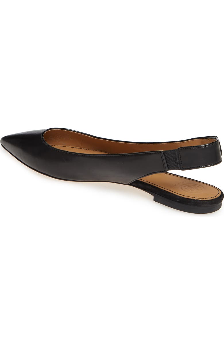 Tory Burch Kira Slingback Pointy Toe Flat, Alternate, color,