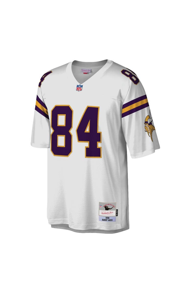 Mitchell & Ness Men's Mitchell & Ness Randy Moss White Minnesota Vikings Legacy Replica Jersey, Alternate, color, White