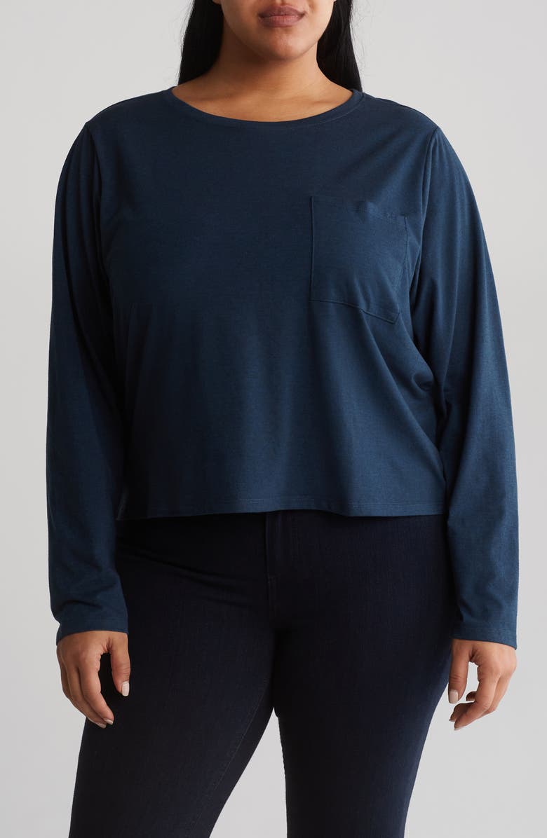 Threads 4 Thought Long Sleeve Patch Pocket T-Shirt, Main, color,