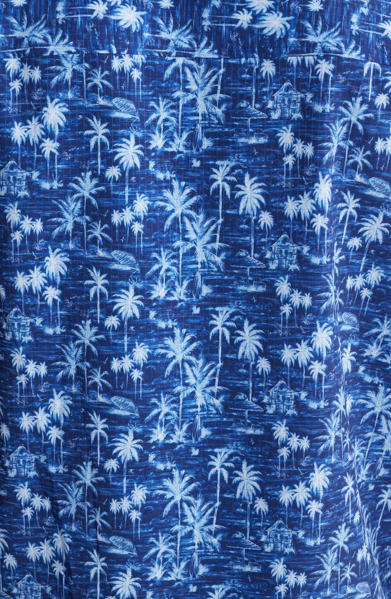 Tommy Bahama Bahama Coast Cabana Shores Short Sleeve Button-Up Shirt, Alternate, color, Island Navy