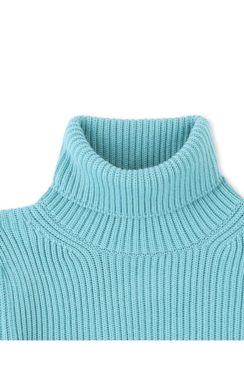 Fortela Leona High Neck Wool Sweater, Alternate, color, Pale Yellow