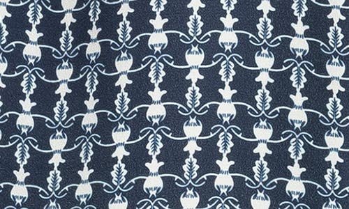 Max Studio Three Quarter Sleeve Top In Blue