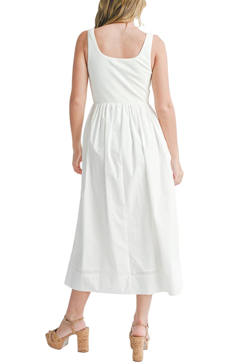 Lush Fit & Flare Midi Dress, Alternate, color, 