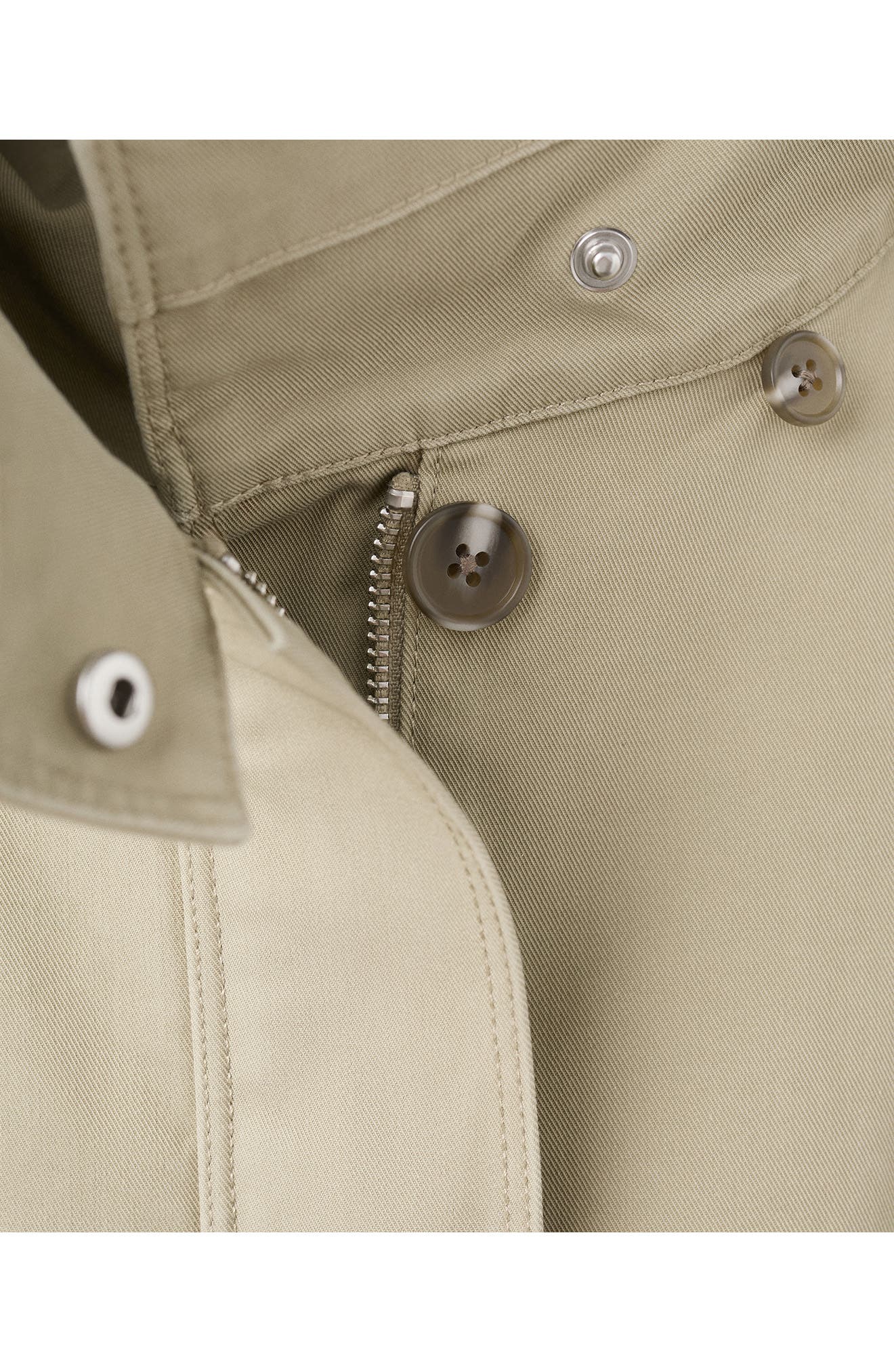 High Neck Oversize Parka with Removable Hood - image 2