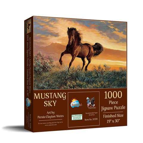 Mustang Sky 1000 piece Jigsaw Puzzle for Adults