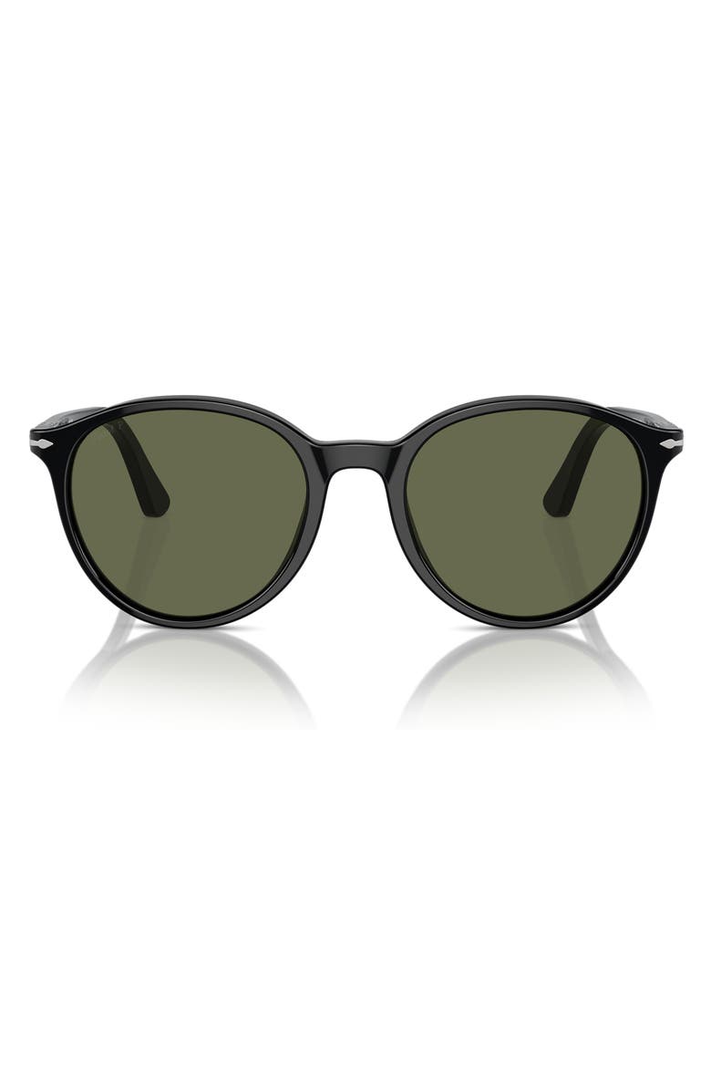 Persol 53mm Polarized Phantos Sunglasses, Alternate, color, Black