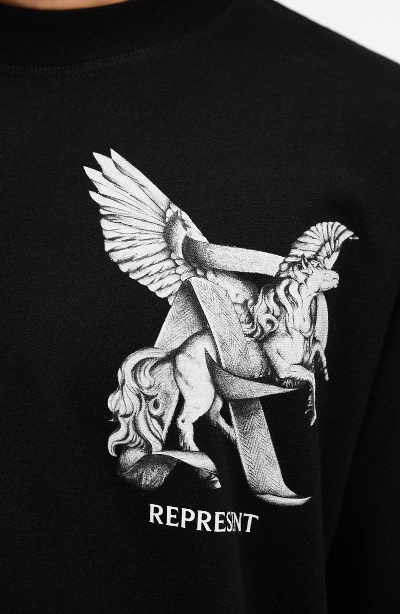 Represent Elegance in Motion Cotton Graphic T-Shirt, Alternate, color,