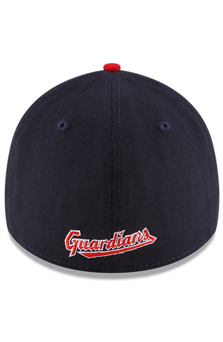 New Era Men's New Era Navy/Red Cleveland Guardians Home Team Classic 39THIRTY Flex Hat, Alternate, color, 
