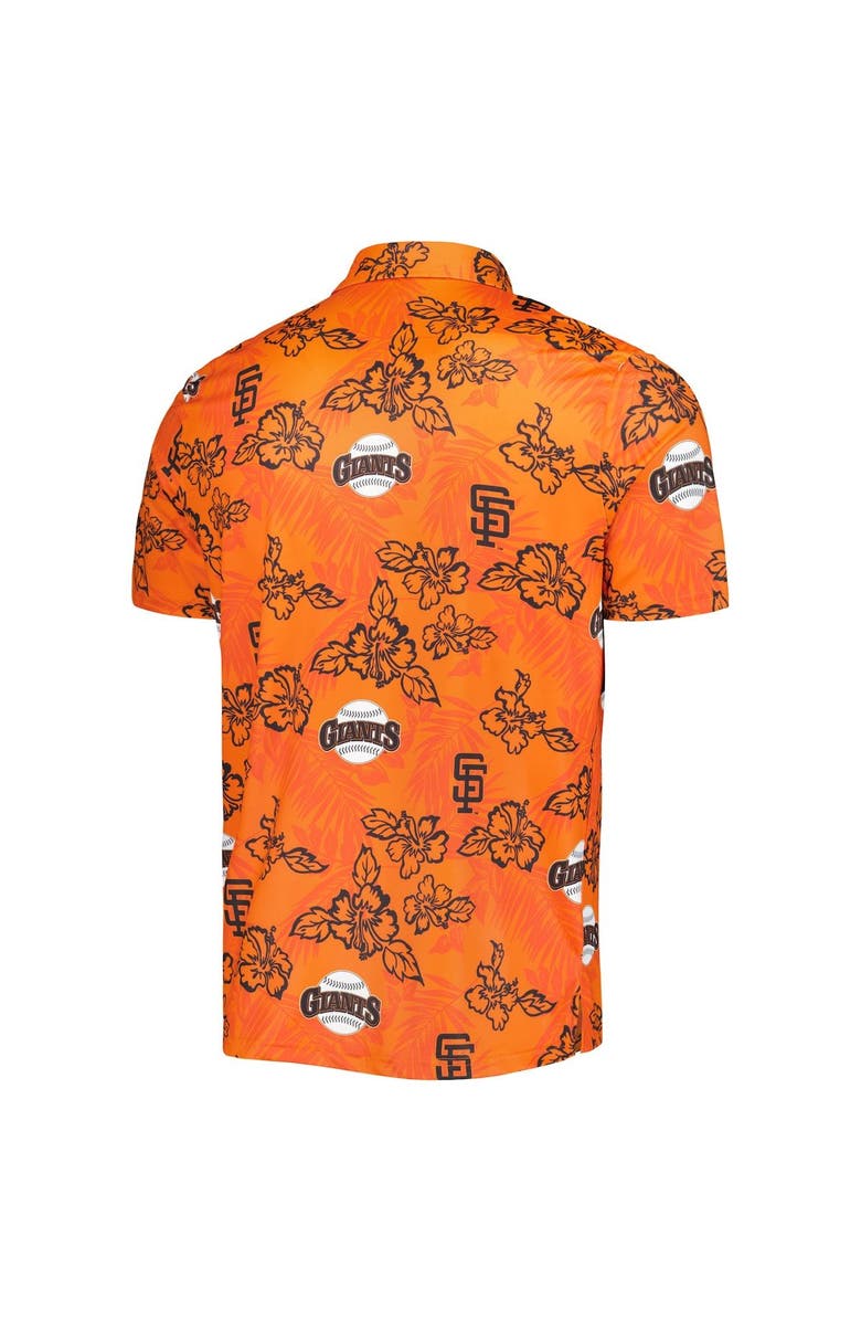 Reyn Spooner Men's Reyn Spooner Orange San Francisco Giants Cooperstown Collection Puamana Print Polo, Alternate, color, Orange