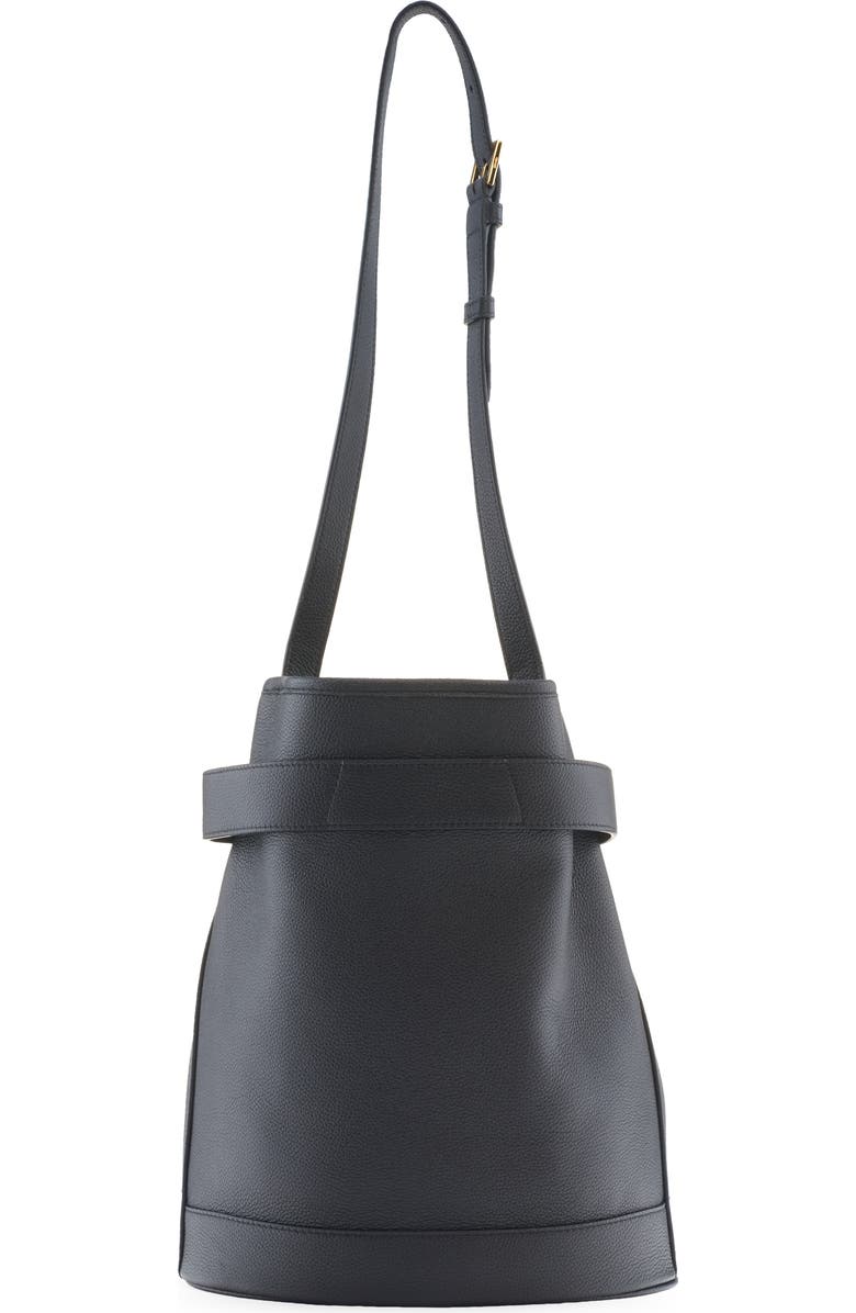 TOM FORD Medium Tara Leather Bucket Bag, Alternate, color,