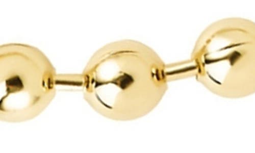 Sterling Forever Destiny Beaded Chain Necklace In Gold