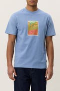 Les Deux Court Organic Cotton Graphic T-Shirt