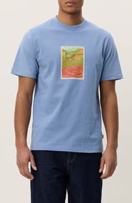 Les Deux Court Organic Cotton Graphic T-Shirt