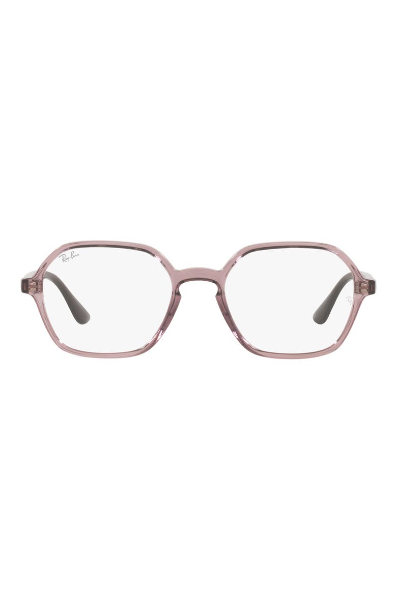 50mm Irregular Optical Glasses, Main, color, TRANSPARENT VIOLET