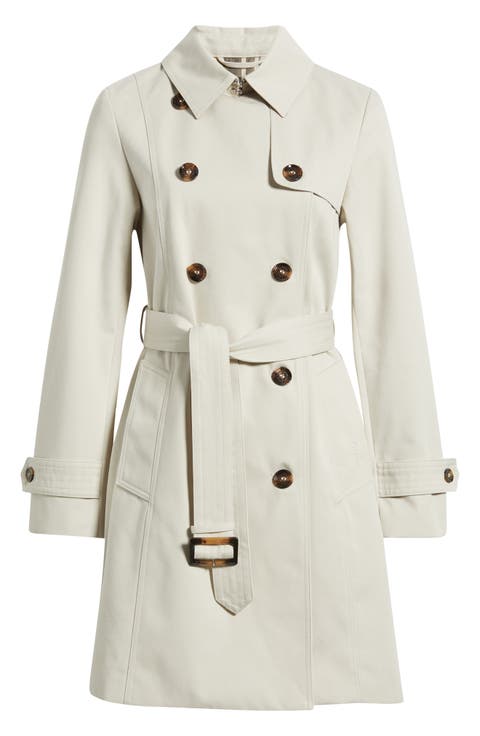 Great Belted Water Resistant Twill Trench Coat