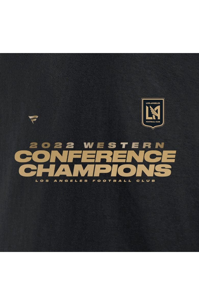 FANATICS Men's Fanatics Branded Black LAFC 2022 MLS Western Conference Champions Locker Room T-Shirt, Alternate, color, 