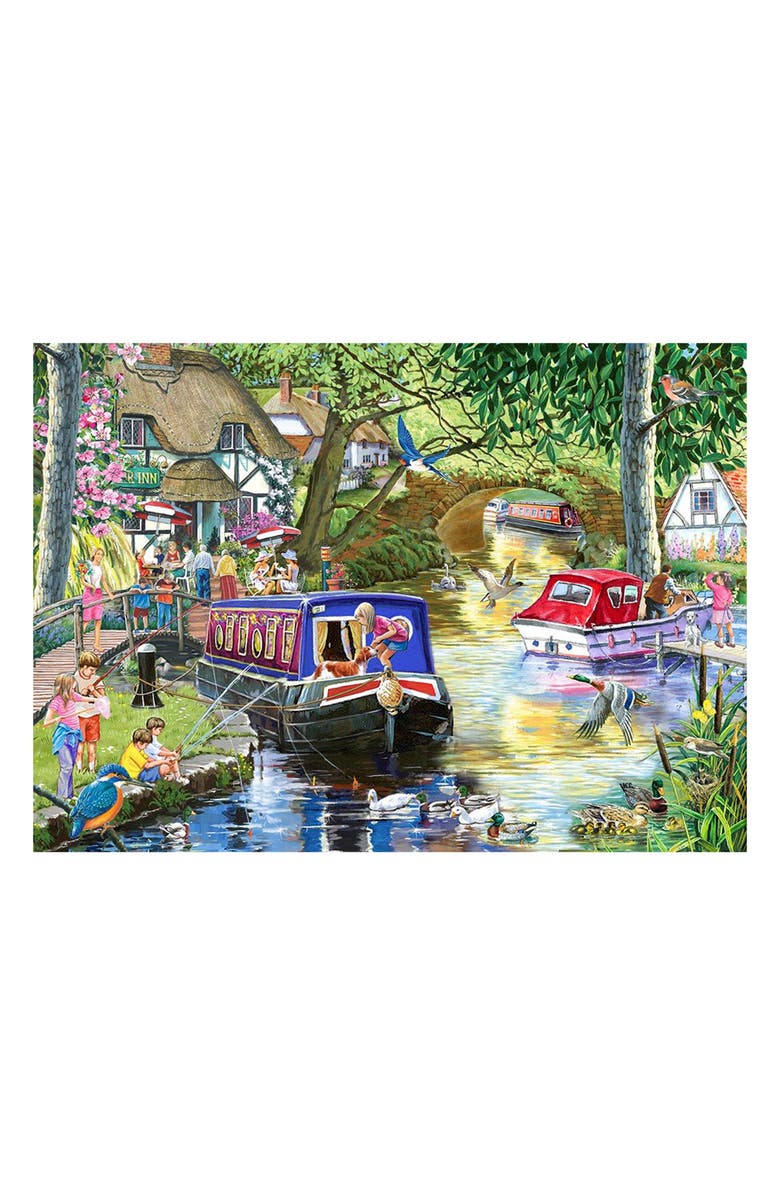 The House of Puzzles Summer on the River 1000-Piece Jigsaw Puzzle, Alternate, color, 