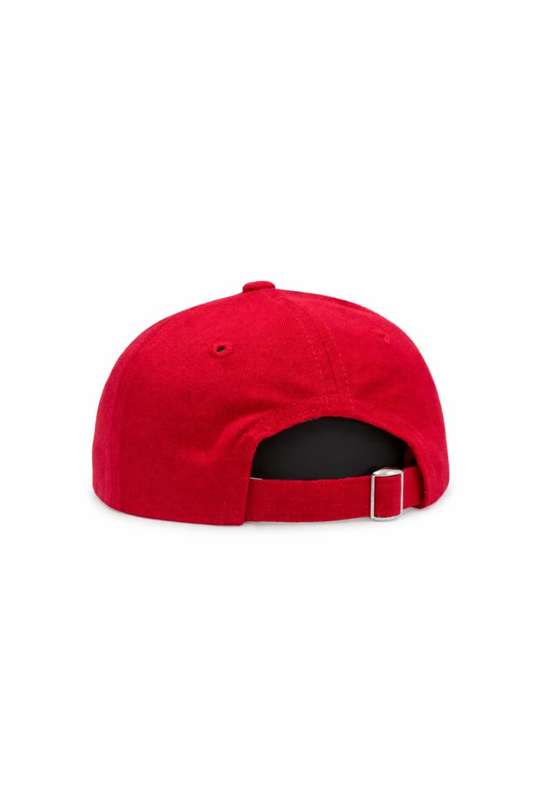 Beach Club Baseball Hat, Alternate, color, Red