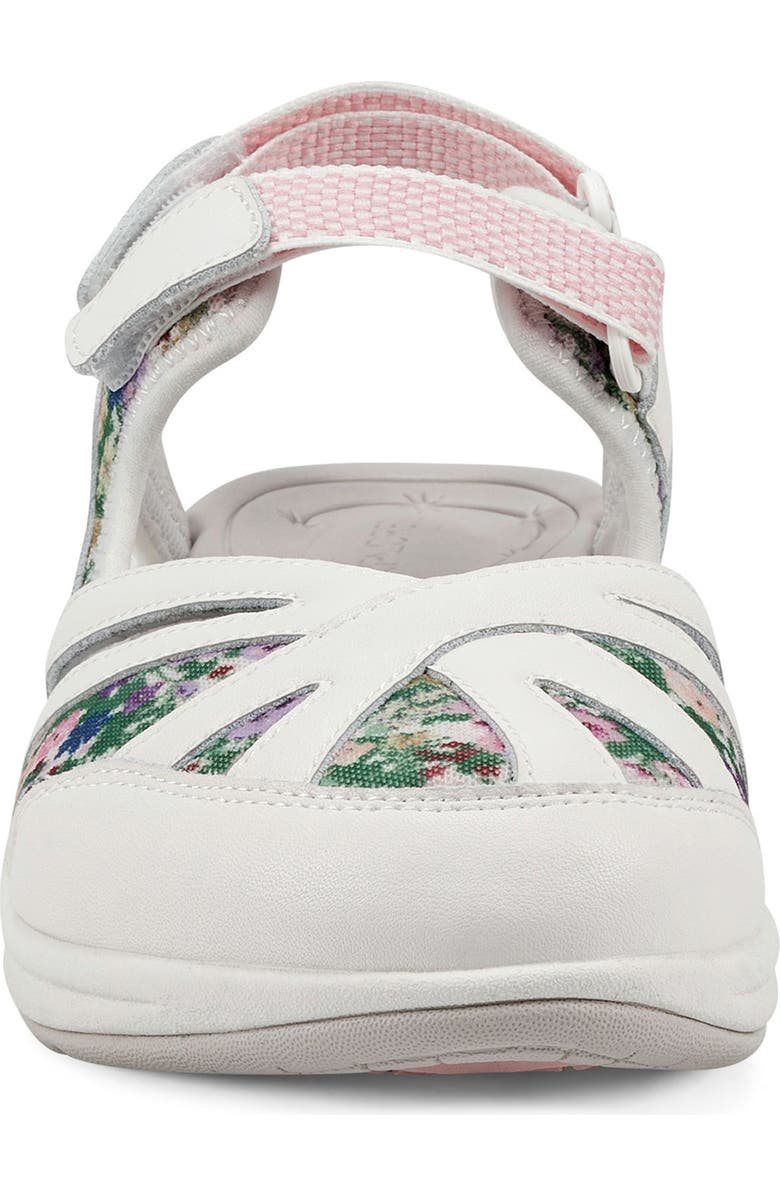 Easy Spirit Esplash Hiking Sandal, Alternate, color, Bright White/ Pink Multi