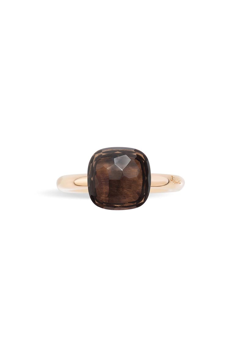Nudo Classic Smoky Quartz Ring, Alternate, color, GOLD